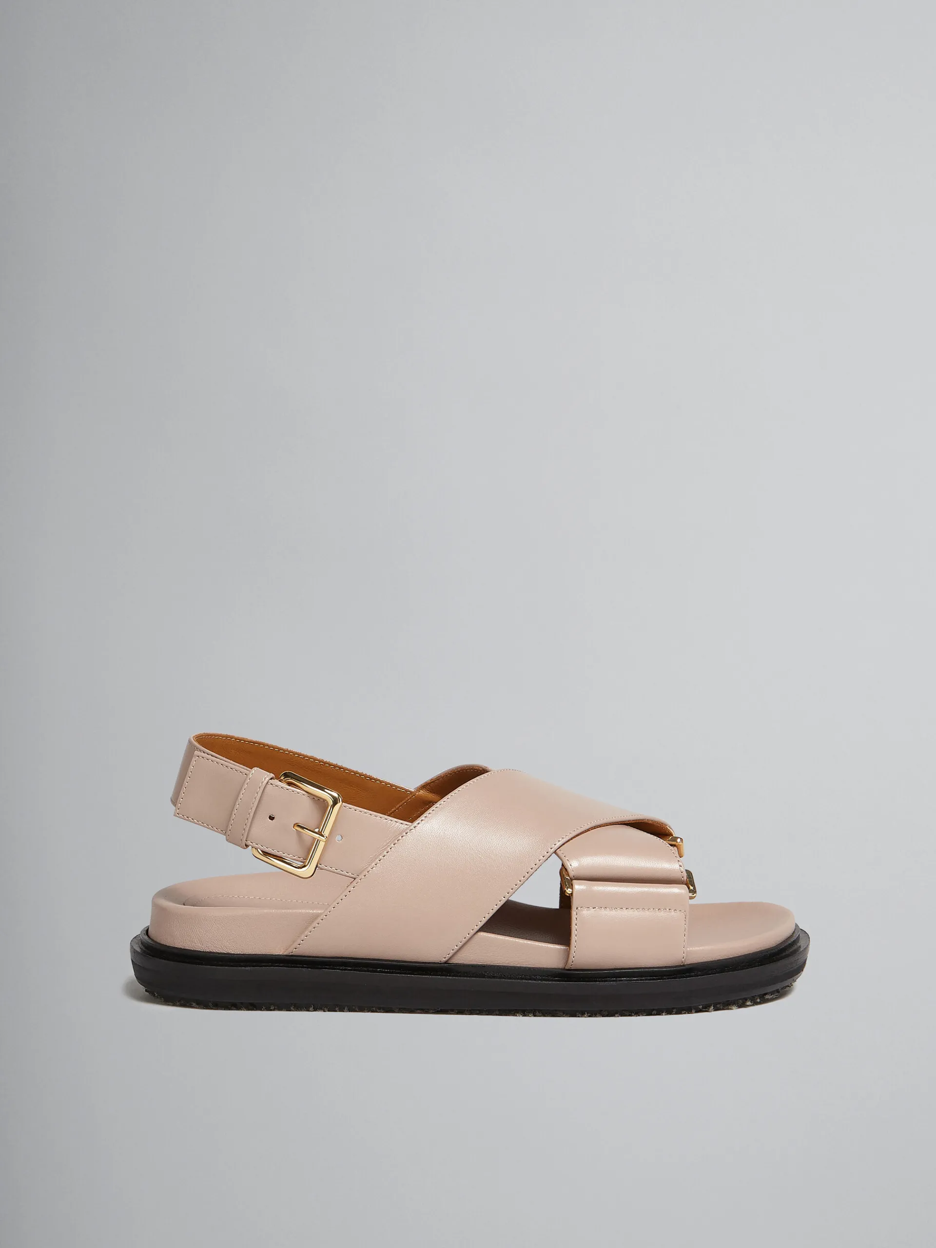 Slides & Sandals | Fussbett>Marni Beige Leather Fussbett DESERTBEIGE