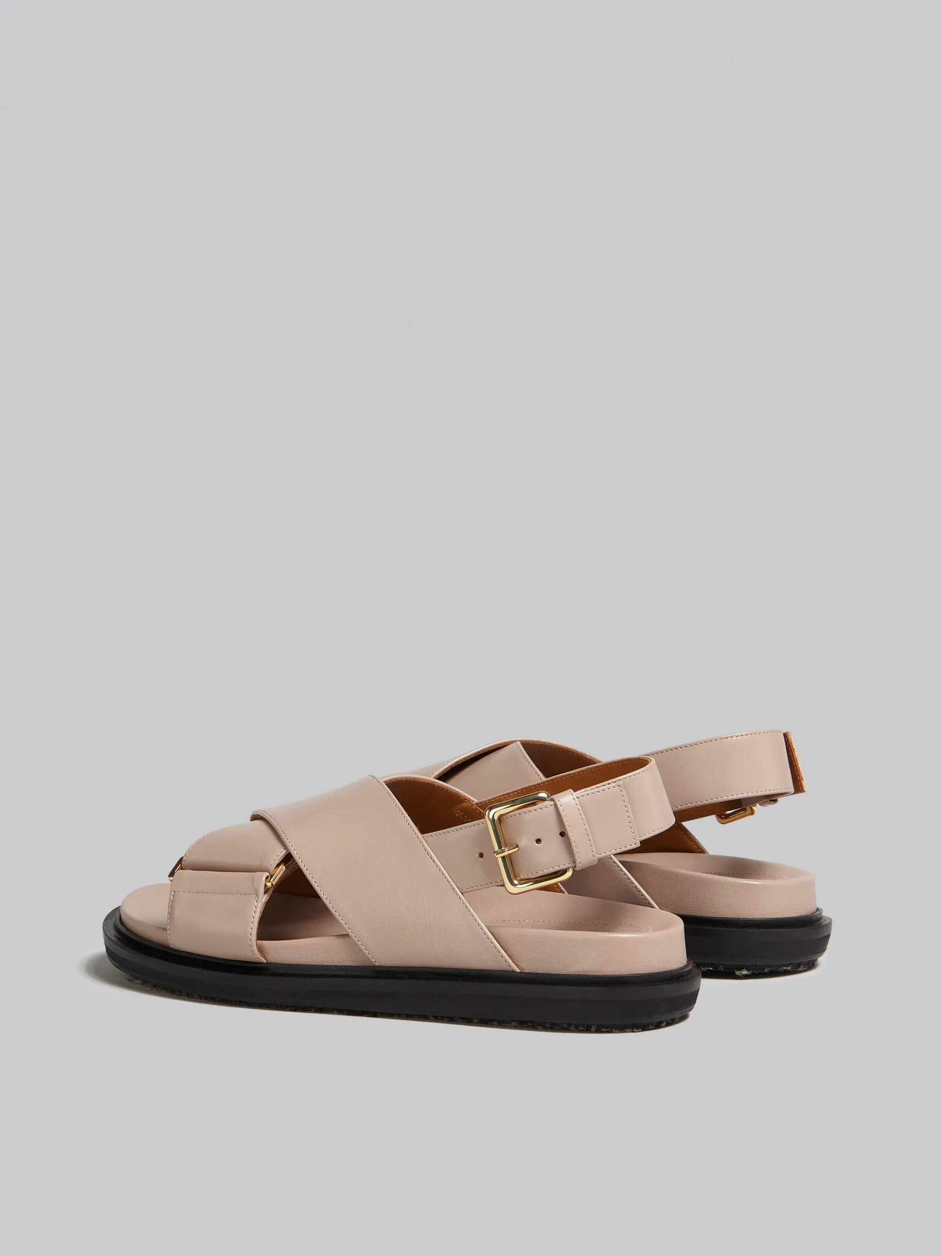 Slides & Sandals | Fussbett>Marni Beige Leather Fussbett DESERTBEIGE