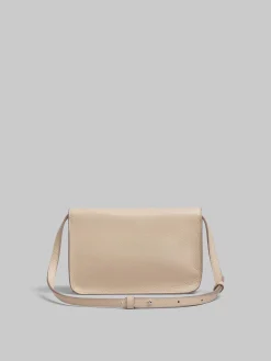 Wallets & Small Leather Goods>Marni Beige Leather Shoulder Bag With Mending SOFTBEIGE