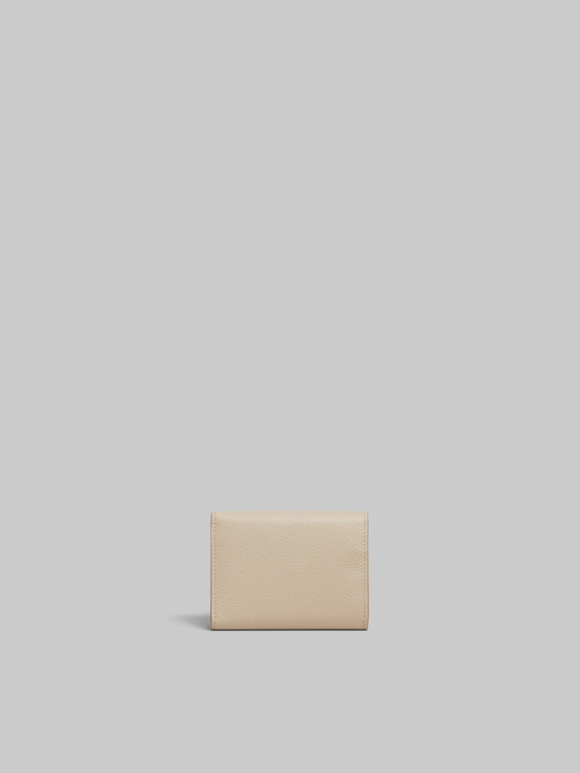 Wallets & Small Leather Goods>Marni Beige Leather Trifold Wallet With Mending SOFTBEIGE
