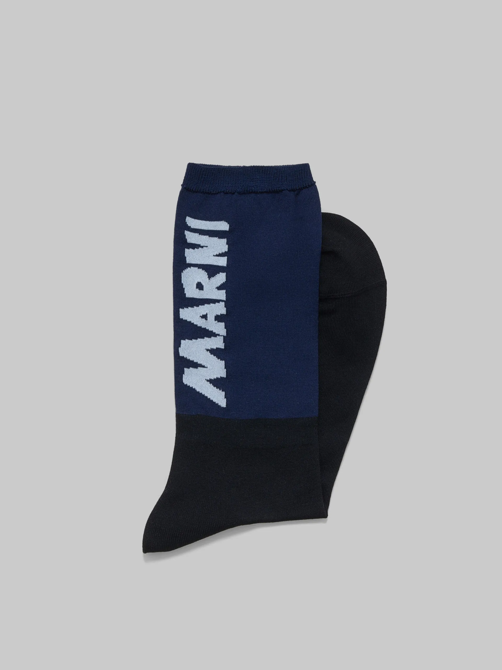 Socks>Marni And Blue Socks With Logo BLACK