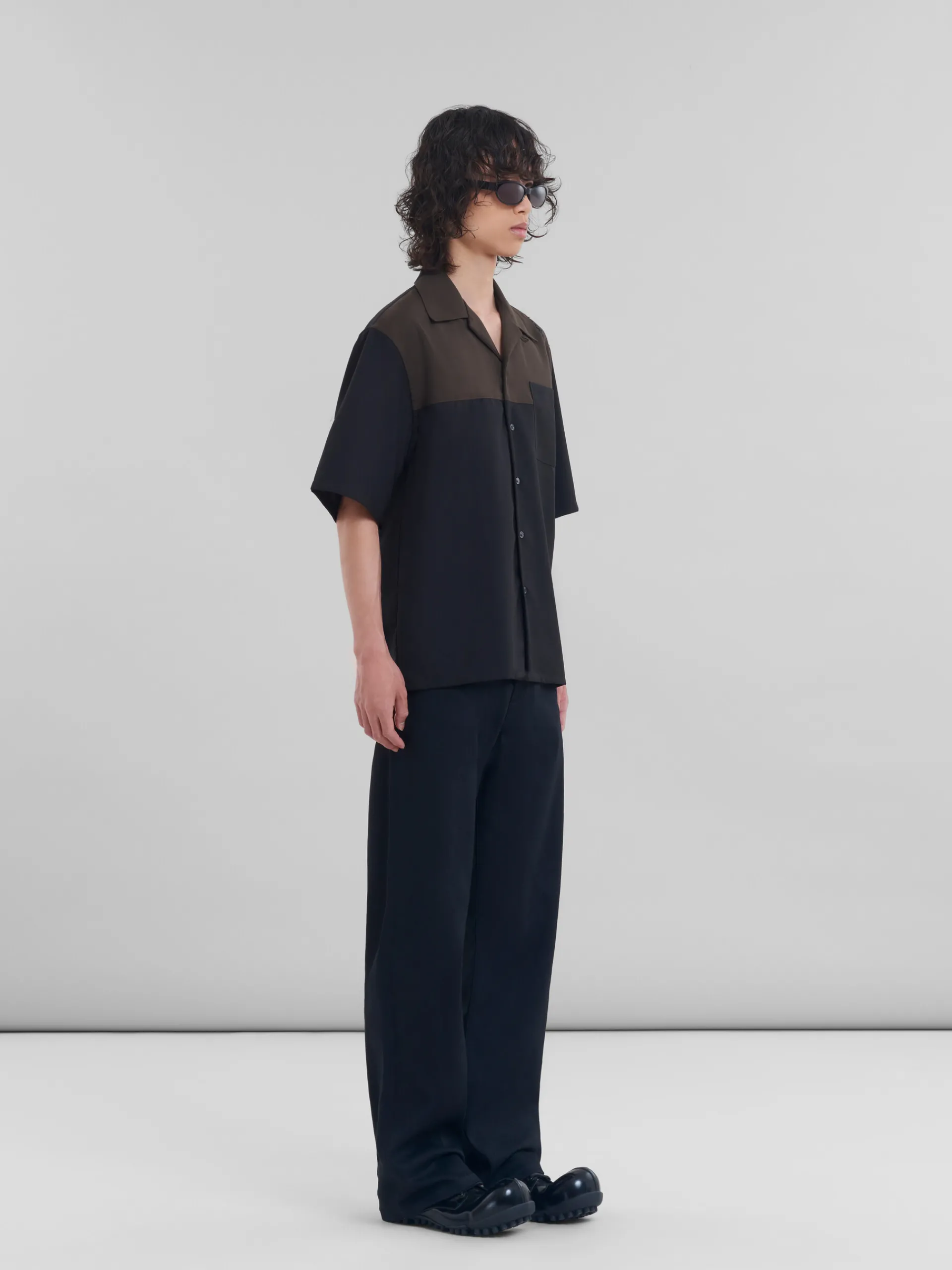 Pants>Marni Denim Wide-leg Jeans BLACK