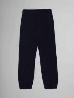 Kids>Marni Fleece Jogger Trousers With Stripes BLACK
