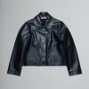 Kids>Marni Jacket In Soft Coated Fabric BLACK