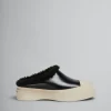 Sneakers | Pablo>Marni Leather And Shearling Pablo Sabot BLACK