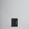 Wallets & Small Leather Goods>Marni Leather Bifold Wallet With Mending BLACK
