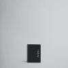 Wallets & Small Leather Goods>Marni Leather Bifold Wallet With Mending BLACK