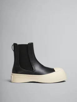 Boots | Pablo>Marni Leather Pablo Chelsea Boot BLACK