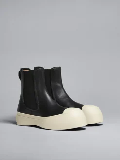 Boots | Pablo>Marni Leather Pablo Chelsea Boot BLACK
