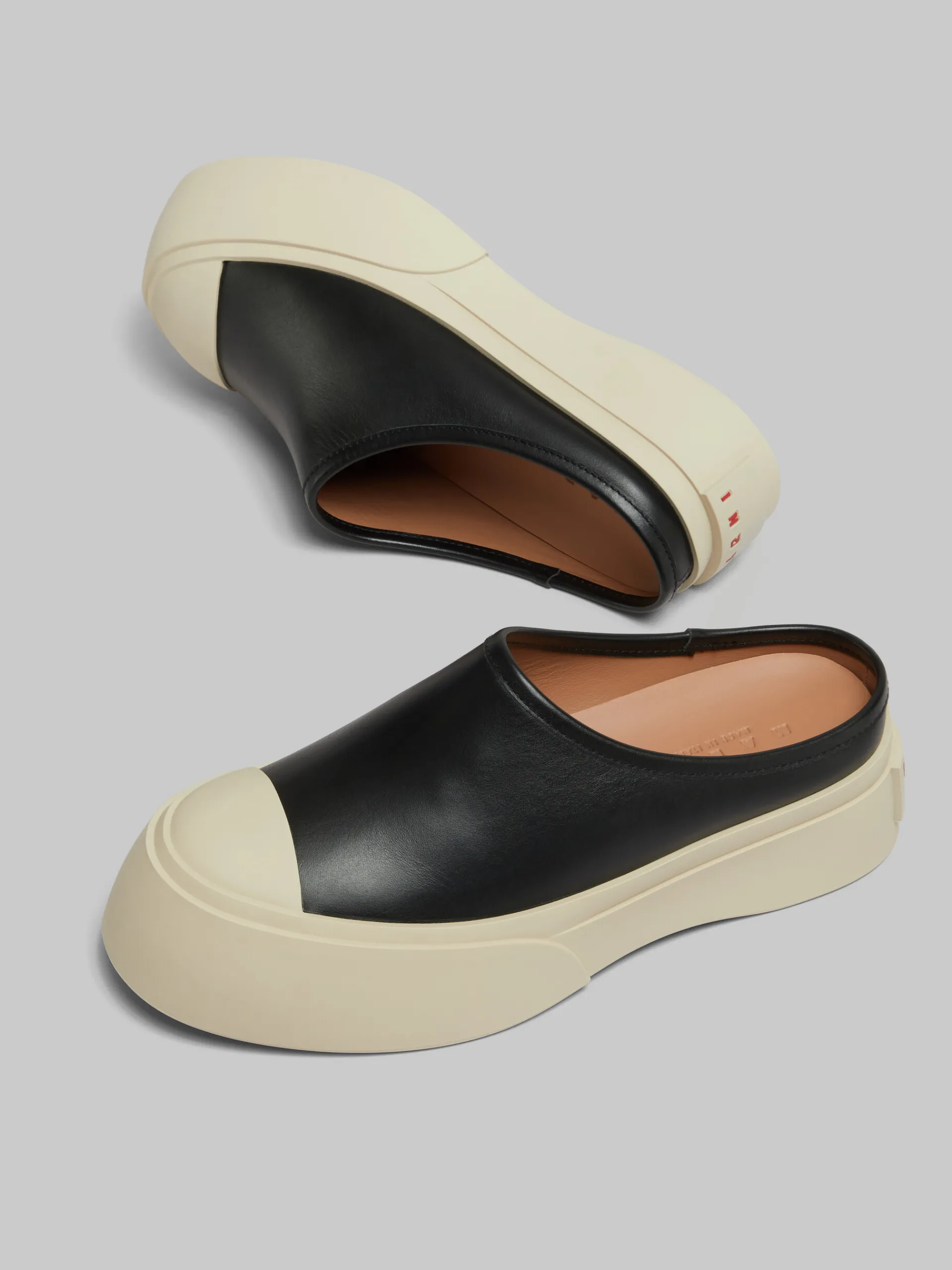 Sneakers | Pablo>Marni Leather Pablo Sabot BLACK