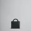 Wallets & Small Leather Goods>Marni Leather Tropicalia Wallet With Chain Strap BLACK