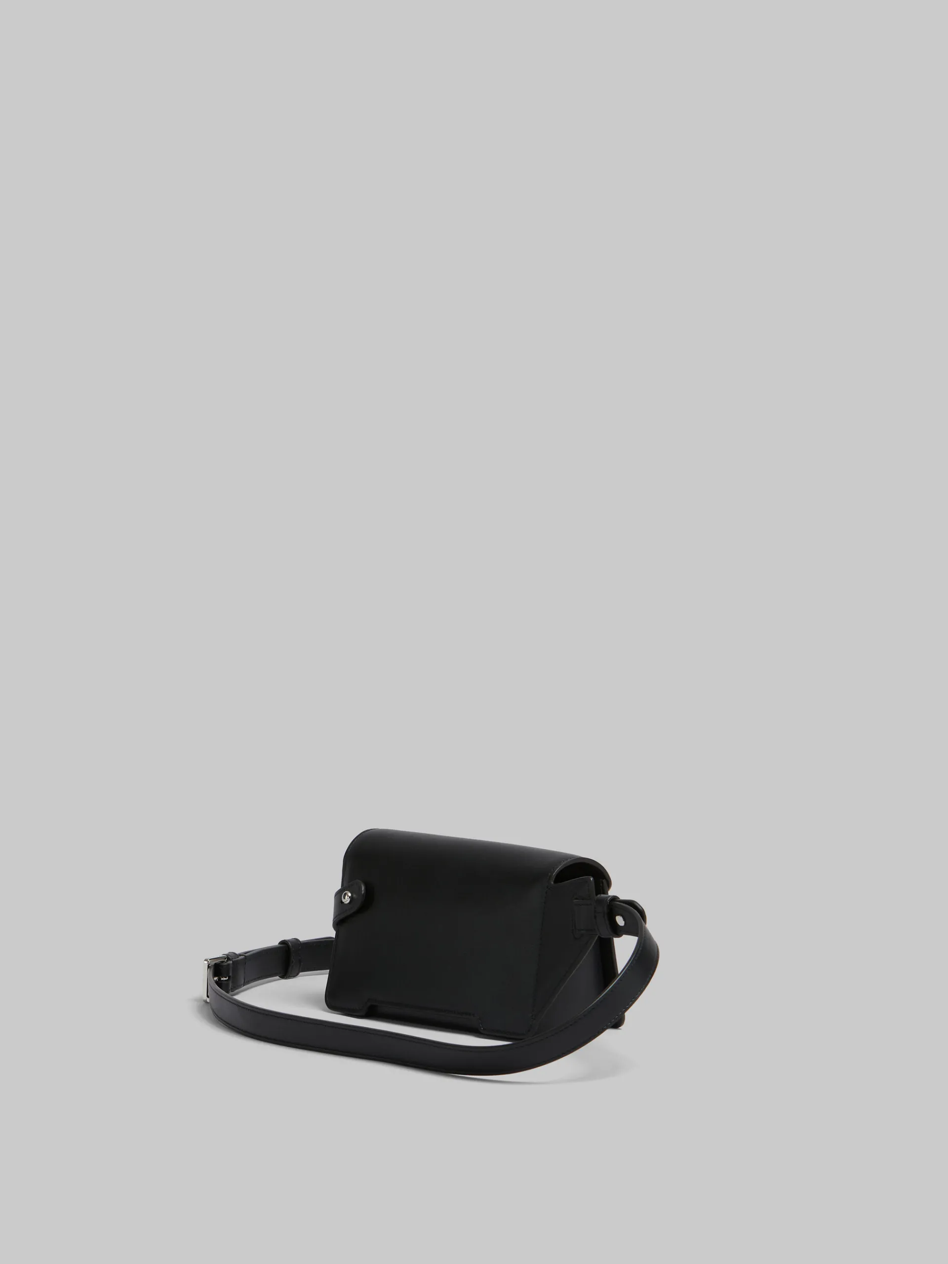 Trunkaroo Bag | Belt Bags>Marni Leather Trunkaroo Crossbody Bag BLACK
