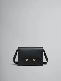 Trunkaroo Bag | Shoulder Bags>Marni Leather Trunkaroo Medium Shoulder Bag BLACK