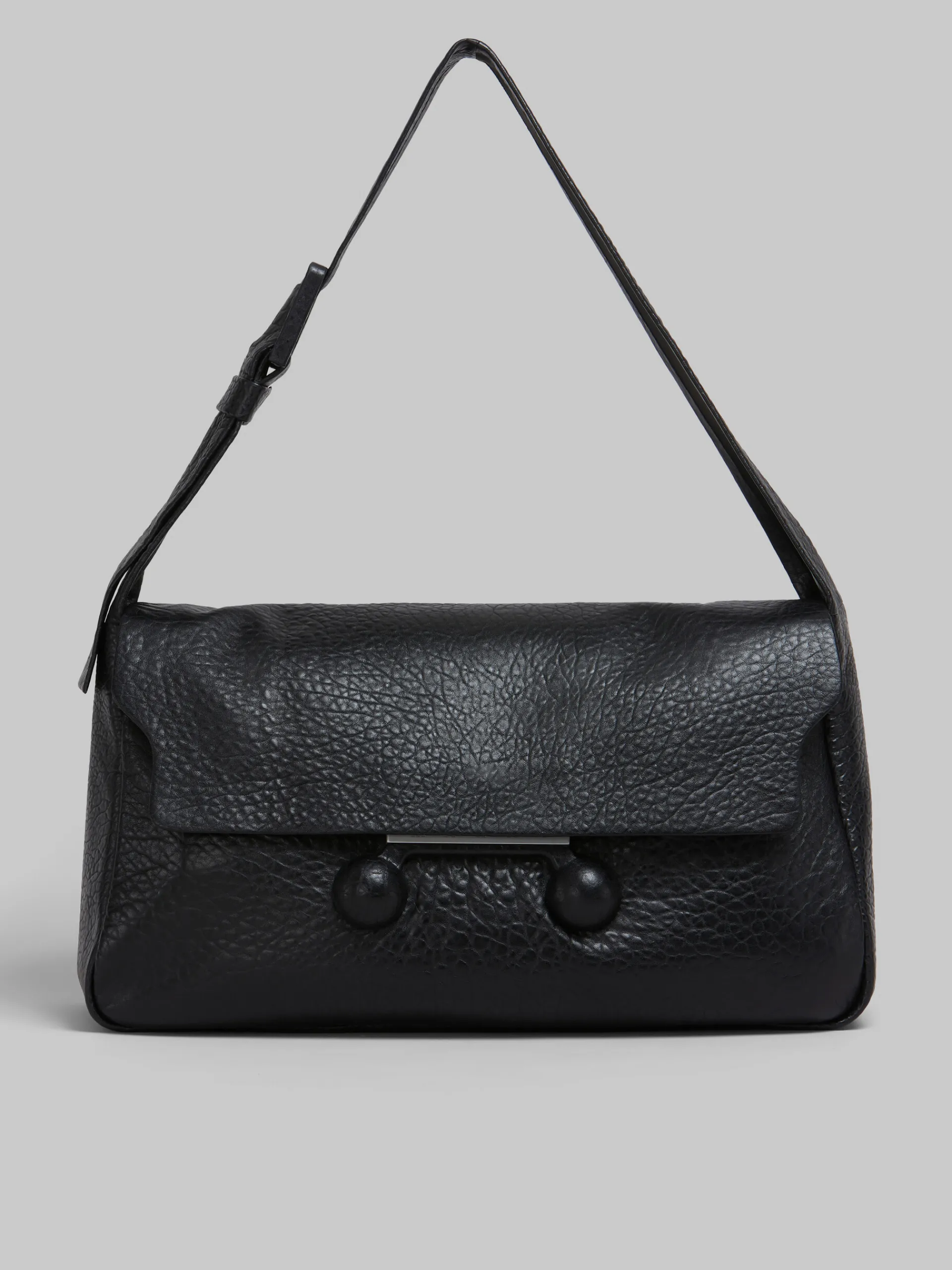 Trunkaroo Bag | Shoulder Bags>Marni Nappa Extra Large Trunkaroo Soft Bag BLACK