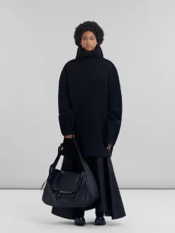 Trunkaroo Bag | Shoulder Bags>Marni Nappa Extra Large Trunkaroo Soft Bag BLACK
