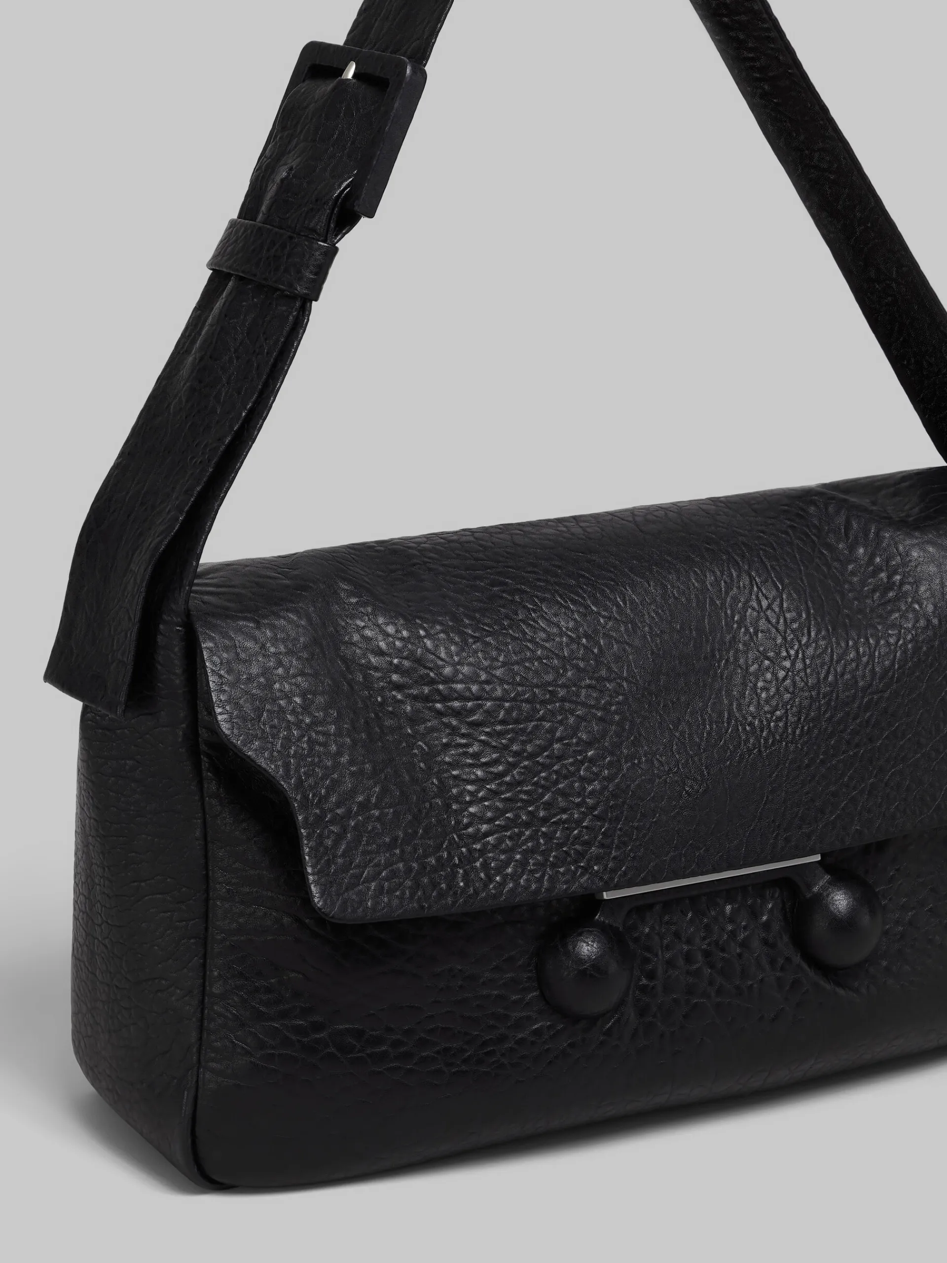 Trunkaroo Bag | Shoulder Bags>Marni Nappa Extra Large Trunkaroo Soft Bag BLACK