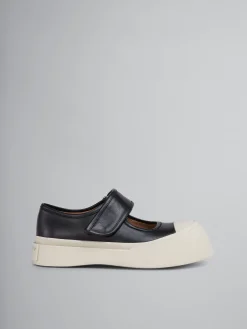 Sneakers | Pablo>Marni Nappa Leather Mary Jane Sneaker BLACK