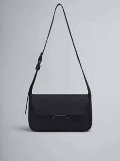 Trunkaroo Bag | Shoulder Bags>Marni Nappa Medium Trunkaroo Soft Bag BLACK