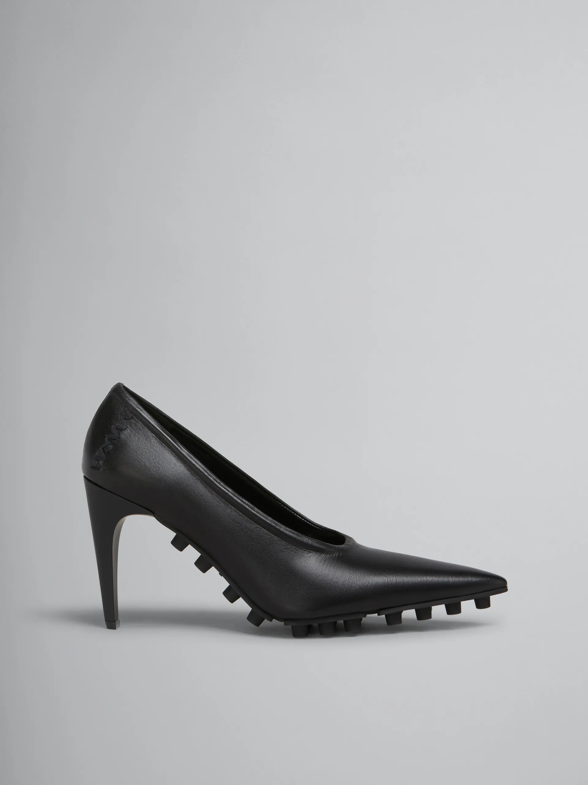 Heels>Marni Nappa Spike Pump BLACK