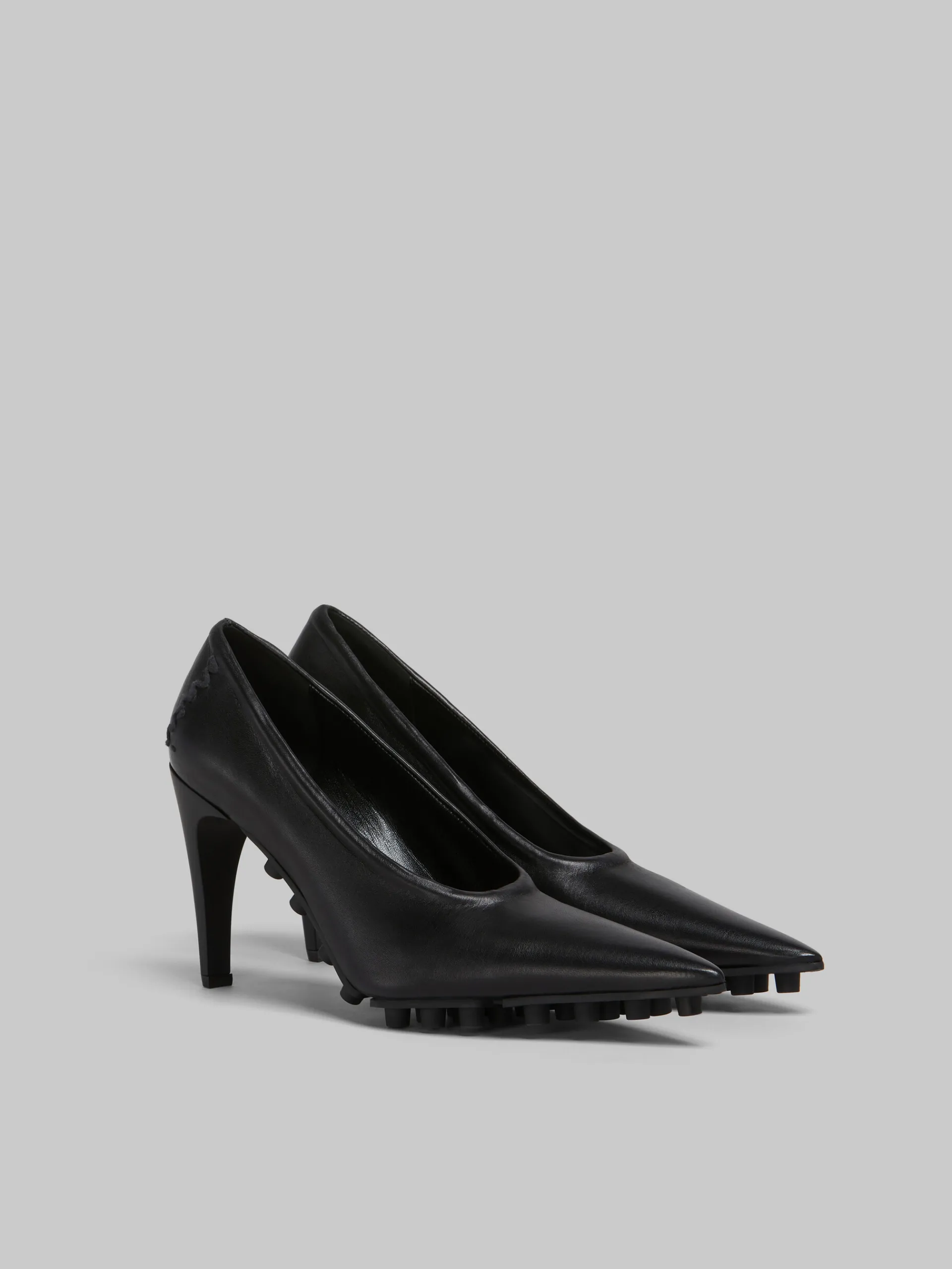 Heels>Marni Nappa Spike Pump BLACK