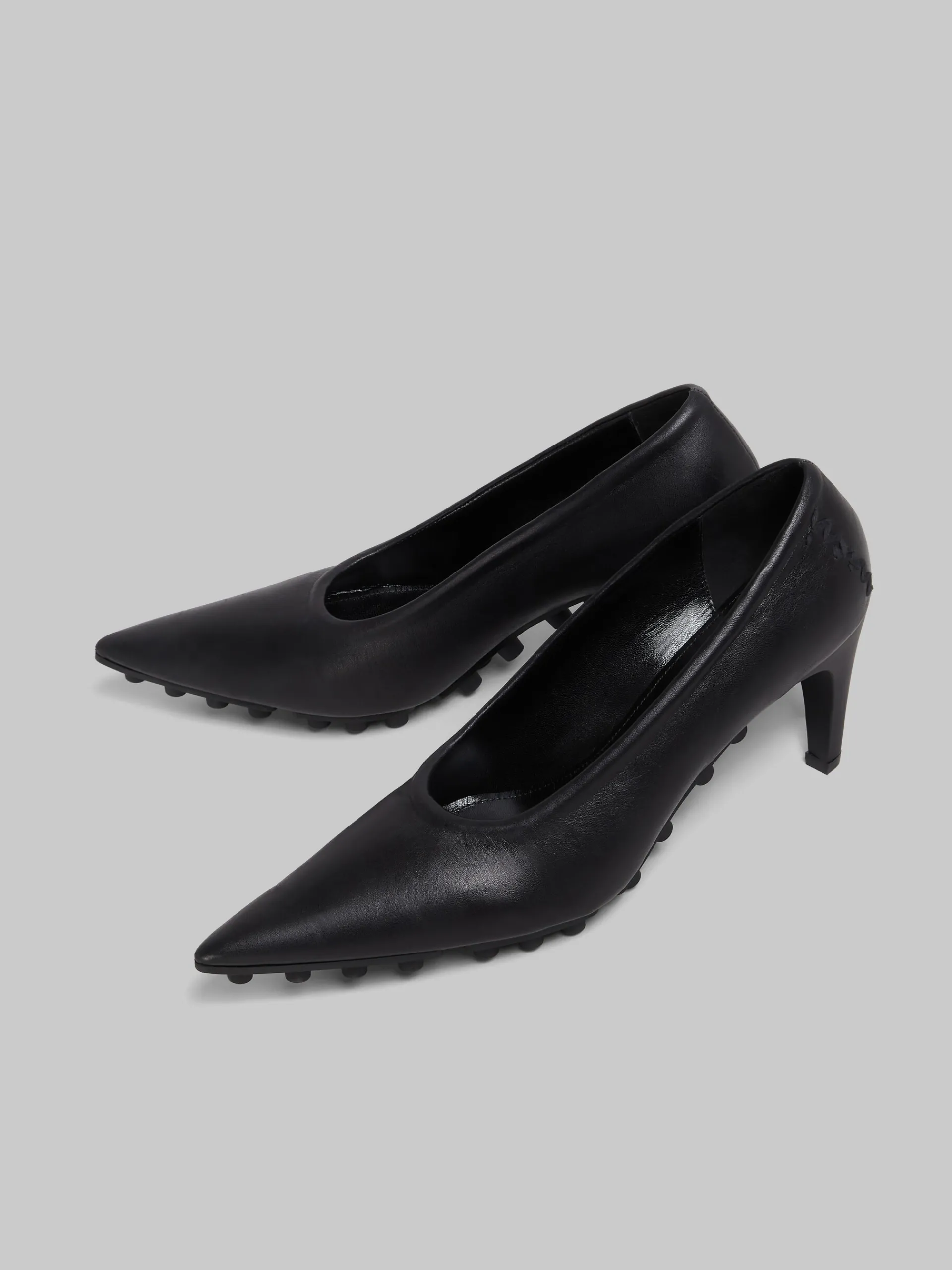 Heels>Marni Nappa Spike Pump BLACK