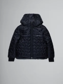 Kids>Marni Padded Jacket With Stars BLACK