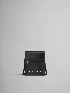 Crossbody Bags>Marni Pouch With Shoelace Strap BLACK