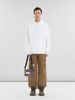 Crossbody Bags>Marni Puff Camera Bag With Scribble Print BLACK