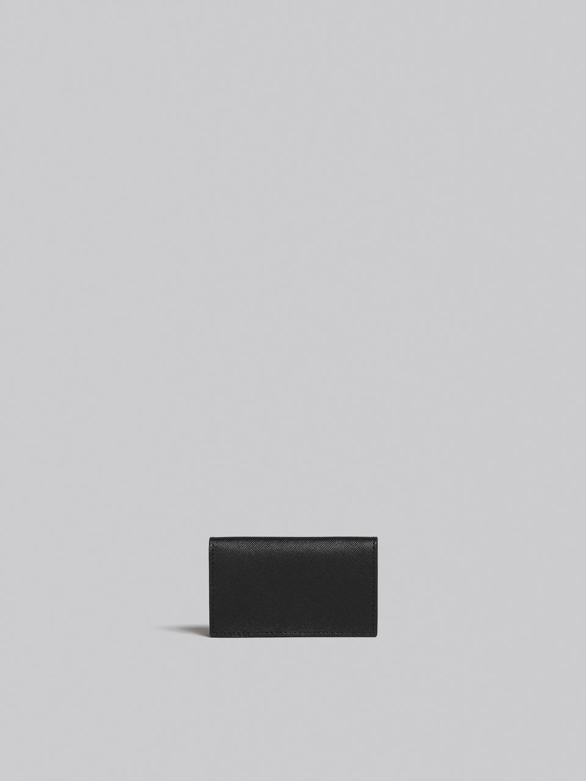 Wallets & Small Leather Goods>Marni Saffiano Leather Business Card Case BLACK