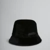 Hats>Marni Shaved Shearling Bucket Hat BLACK