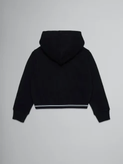 Kids>Marni Sweatshirt With Sequined Flowers BLACK