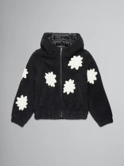 Kids>Marni Teddy Jacket With Stars BLACK