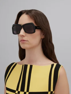 Sunglasses | Sunglasses>Marni Black Tiznit Sunglasses TIZNIT BLACK