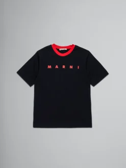 Kids>Marni T-shirt With Logo BLACK