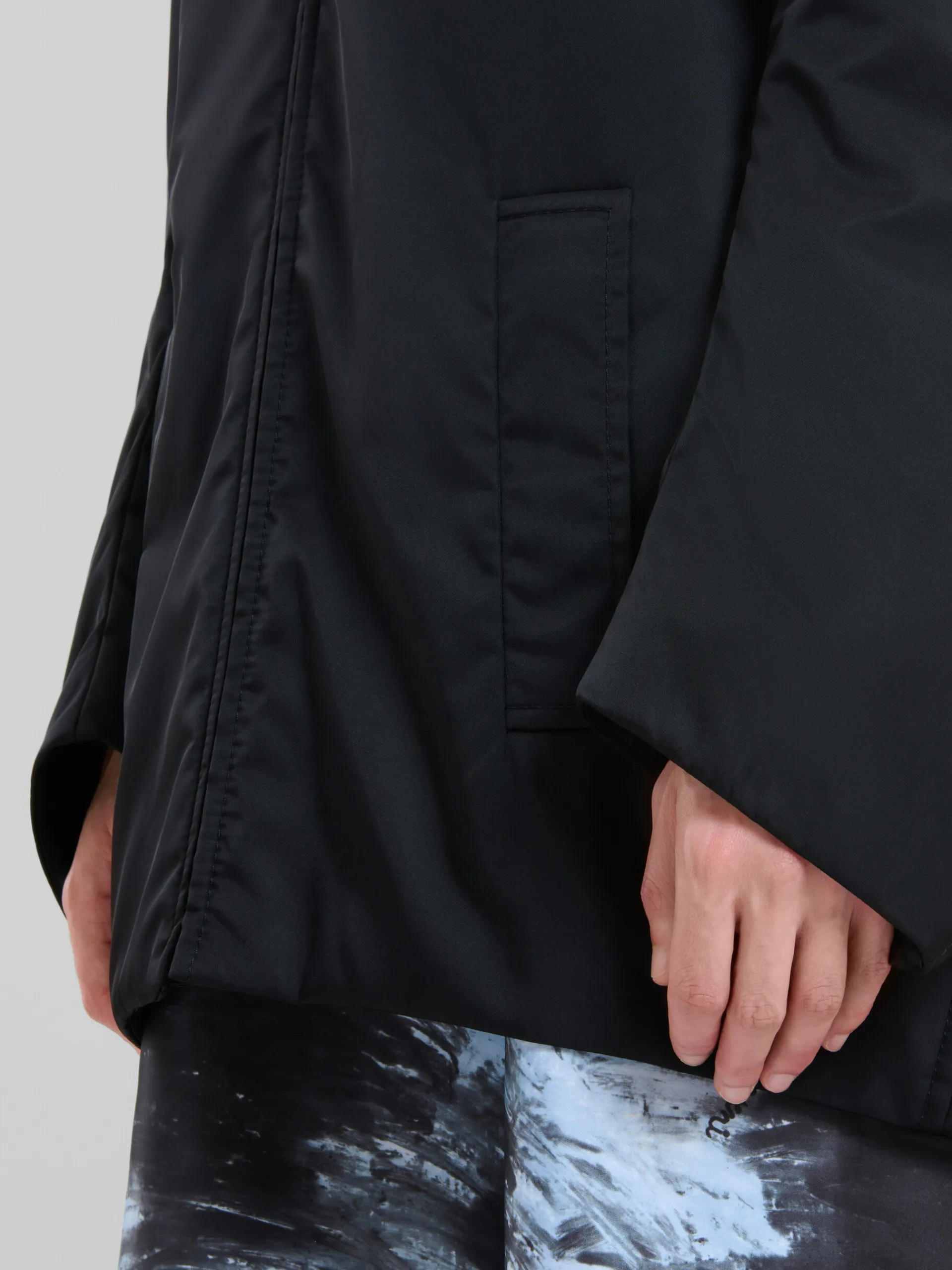 Coats & Jackets>Marni Twill Parka BLACK