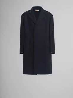 Coats & Jackets>Marni Wool Oversized Coat BLACK