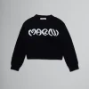 Kids>Marni Wool-blend Pullover With Inlaid Logo BLACK