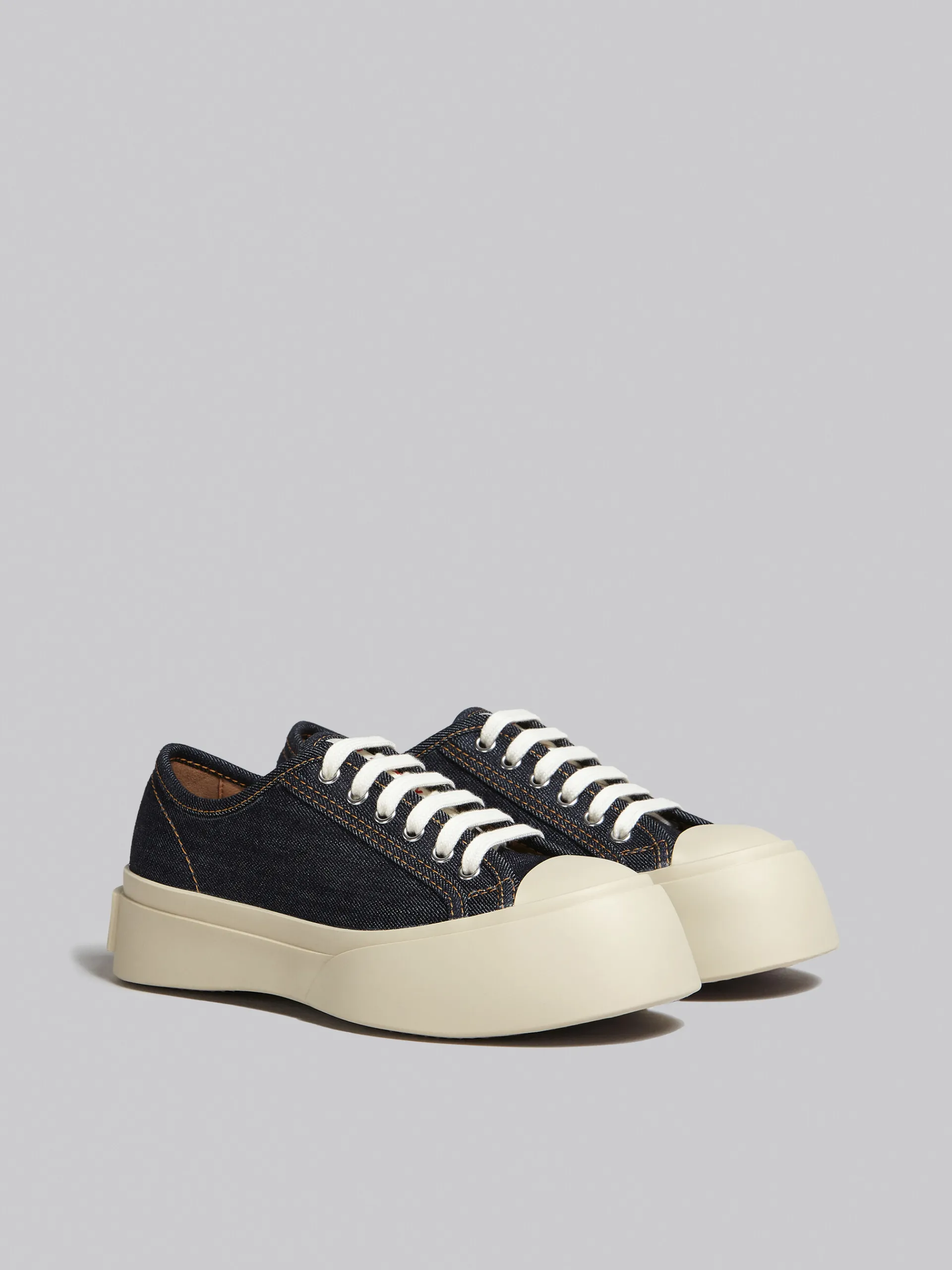 Sneakers | Pablo>Marni Denim Pablo Lace-up Sneaker BLUE