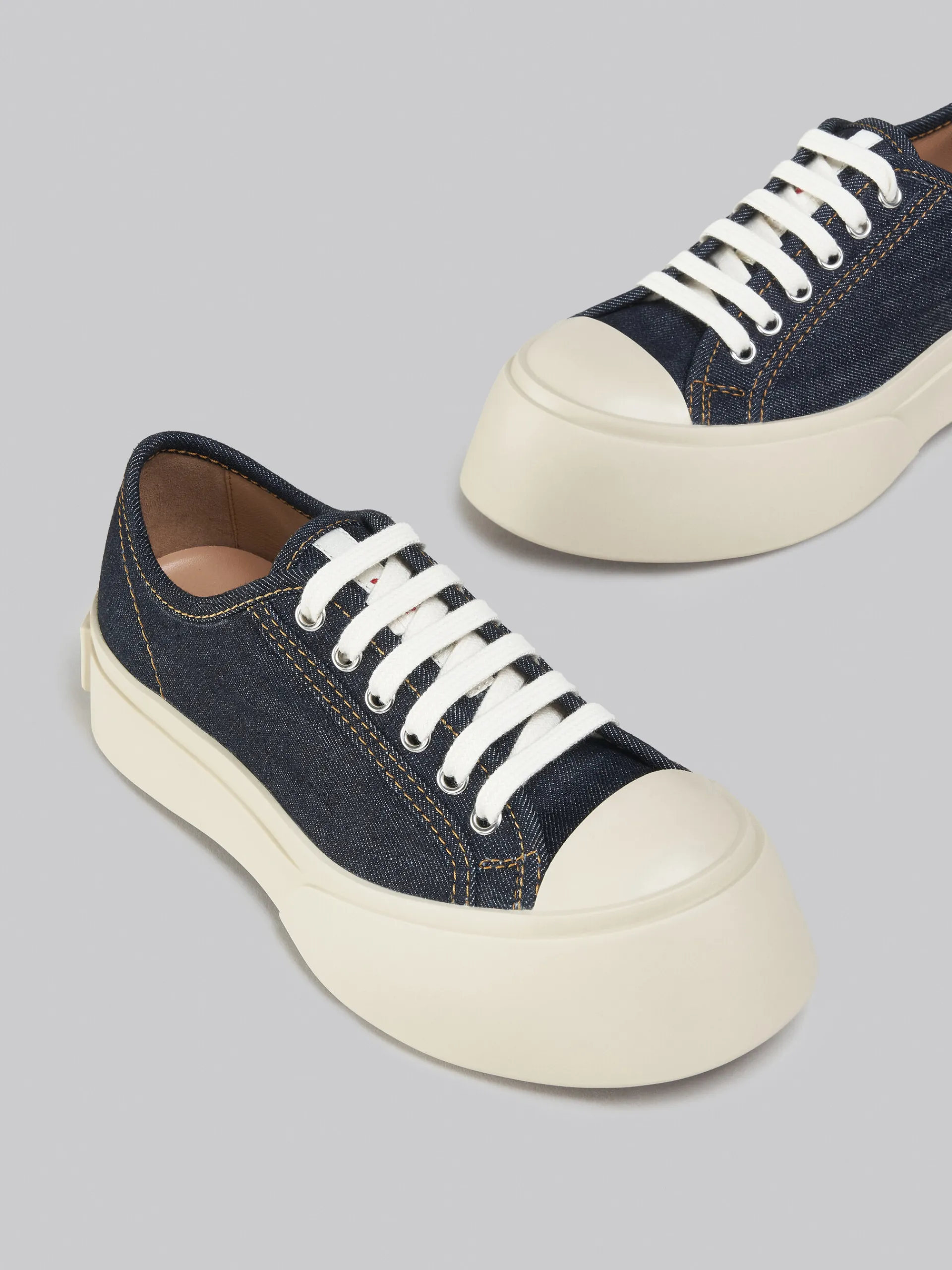 Sneakers | Pablo>Marni Denim Pablo Lace-up Sneaker BLUE