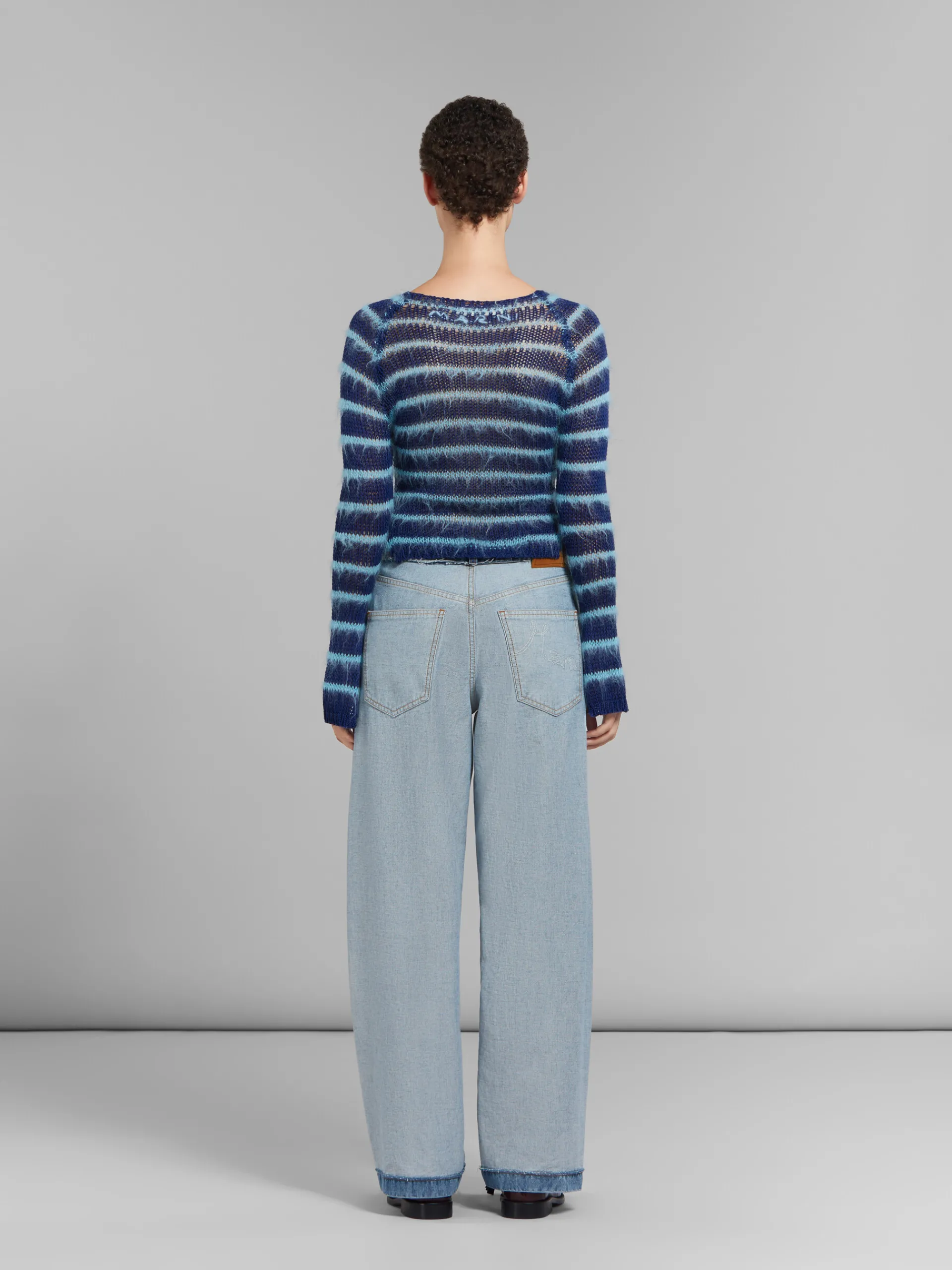 Denim | Pants>Marni Blue Inside-out Denim Carrot-fit Jeans AZURE