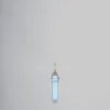 Other Accessories>Marni Blue Leather Keyring With Mending LIGHTBLUE