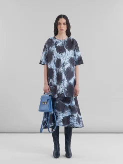 Trunkaroo Bag>Marni Blue Leather Trunkaroo Backpack OPAL