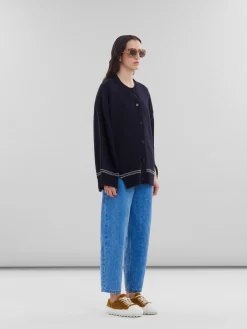 Denim | Pants>Marni Blue Organic Denim Carrot Jeans COBALT