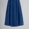 Denim | Skirts>Marni Blue Organic Denim Elasticated Midi Skirt OCEAN