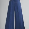 Pants>Marni Blue Organic Denim Wide-leg Jeans OCEAN
