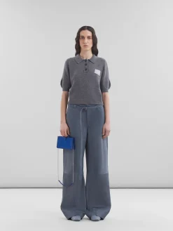 Wallets & Small Leather Goods>Marni Blue Rhinestone Tropicalia Long Wallet With Chain Strap ROYAL