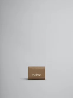 Other Accessories>Marni Brown Leather Key Holder With Mending CRETA