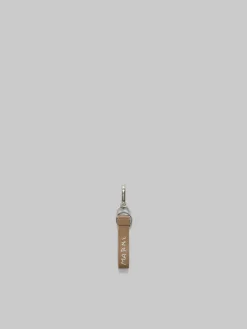 Other Accessories>Marni Brown Leather Keyring With Mending CRETA