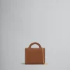 Wallets & Small Leather Goods>Marni Brown Leather Tropicalia Wallet With Chain Strap MAROON