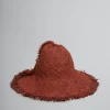Hats>Marni Brown Raffia Hat With Fringed Brim COGNAC